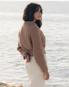 Meadow Zip Cardigan | Camel