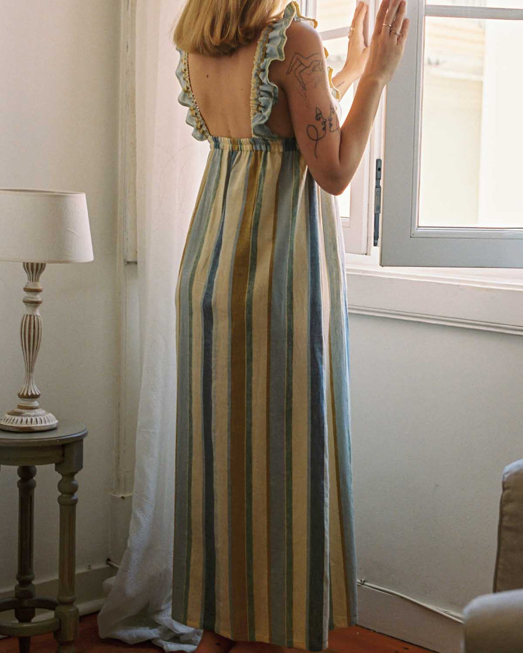 Milos Dress | Parasol Stripe