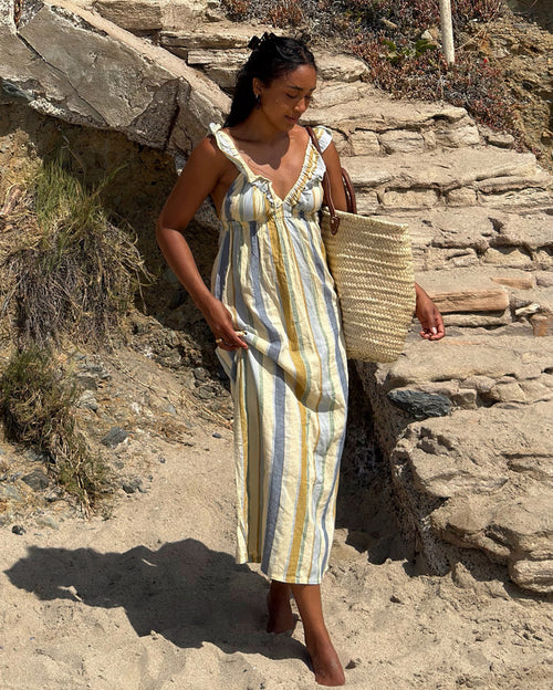 Milos Dress | Parasol Stripe