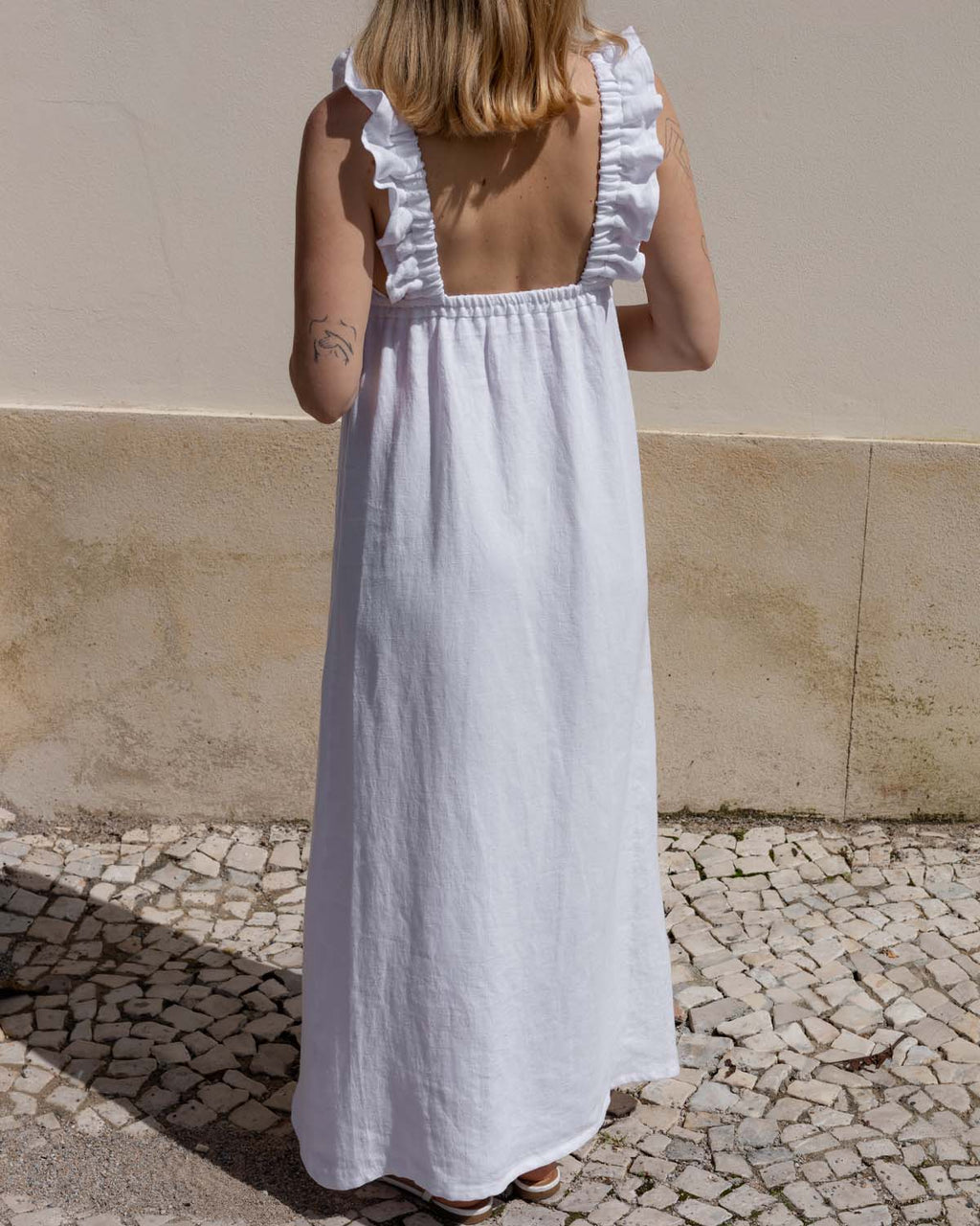 Milos Dress | White
