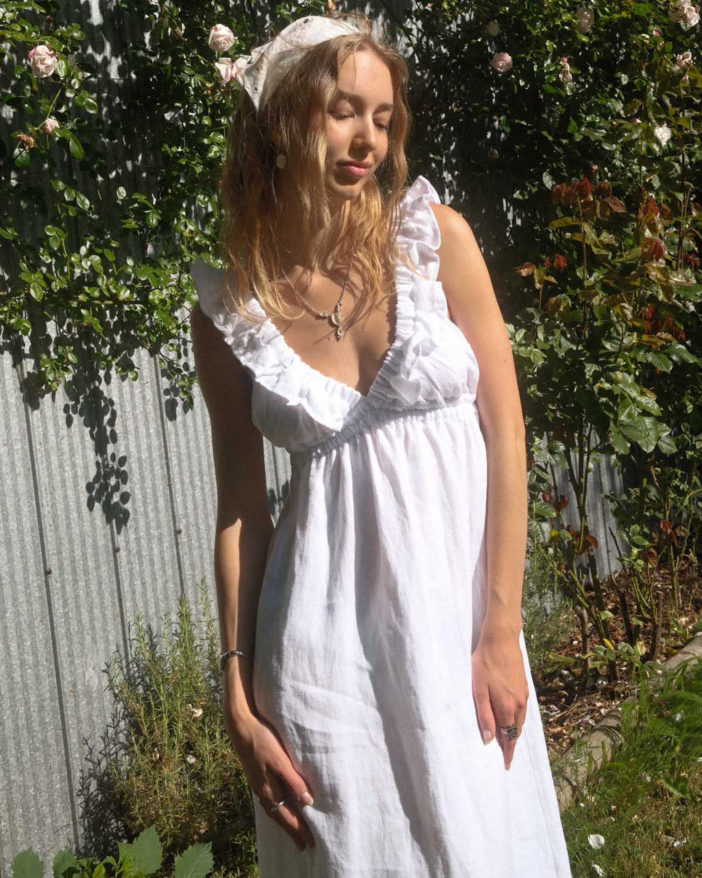 Milos Dress | White