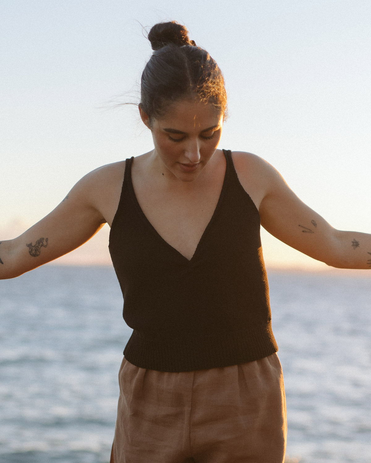 Murmur Knit Tank | Black