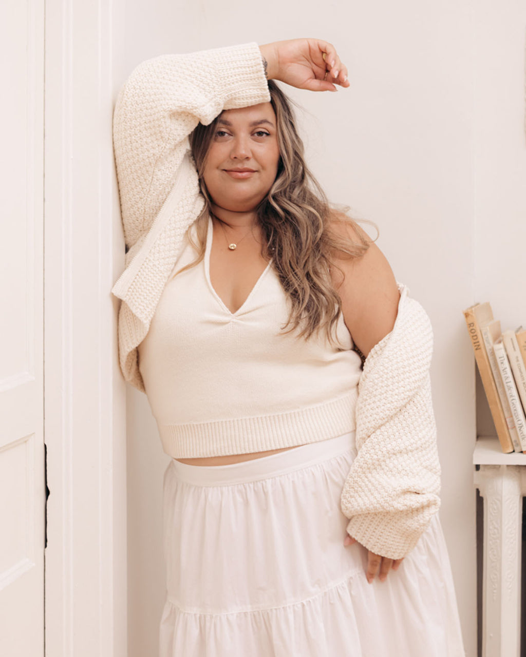 Last Chance | Murmur Knit Tank | Cream | XXL/1X