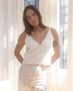 Last Chance | Murmur Knit Tank | Cream | XXL/1X
