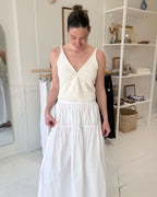 cream knit tank top