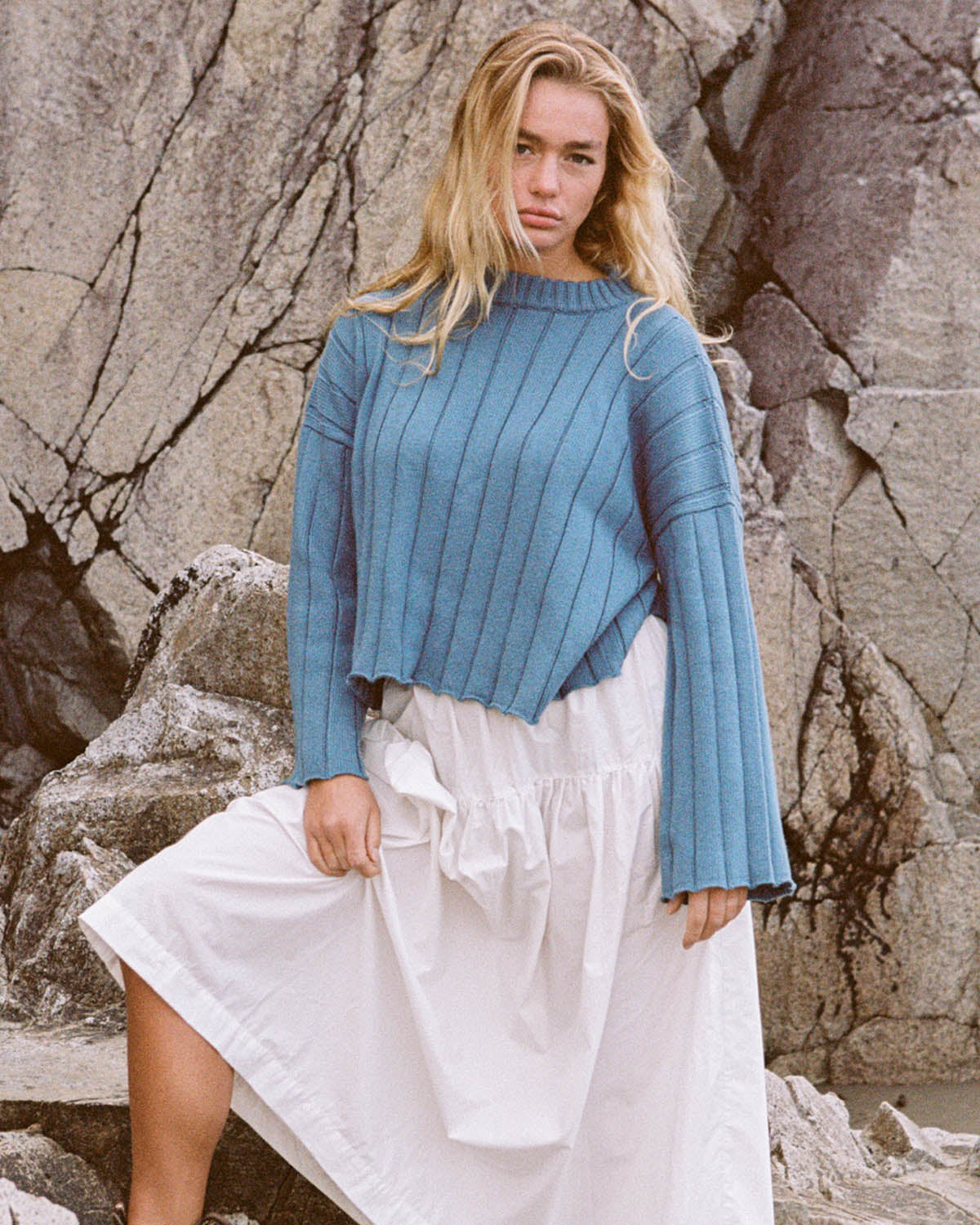 Muse Sweater | Blue Lagoon