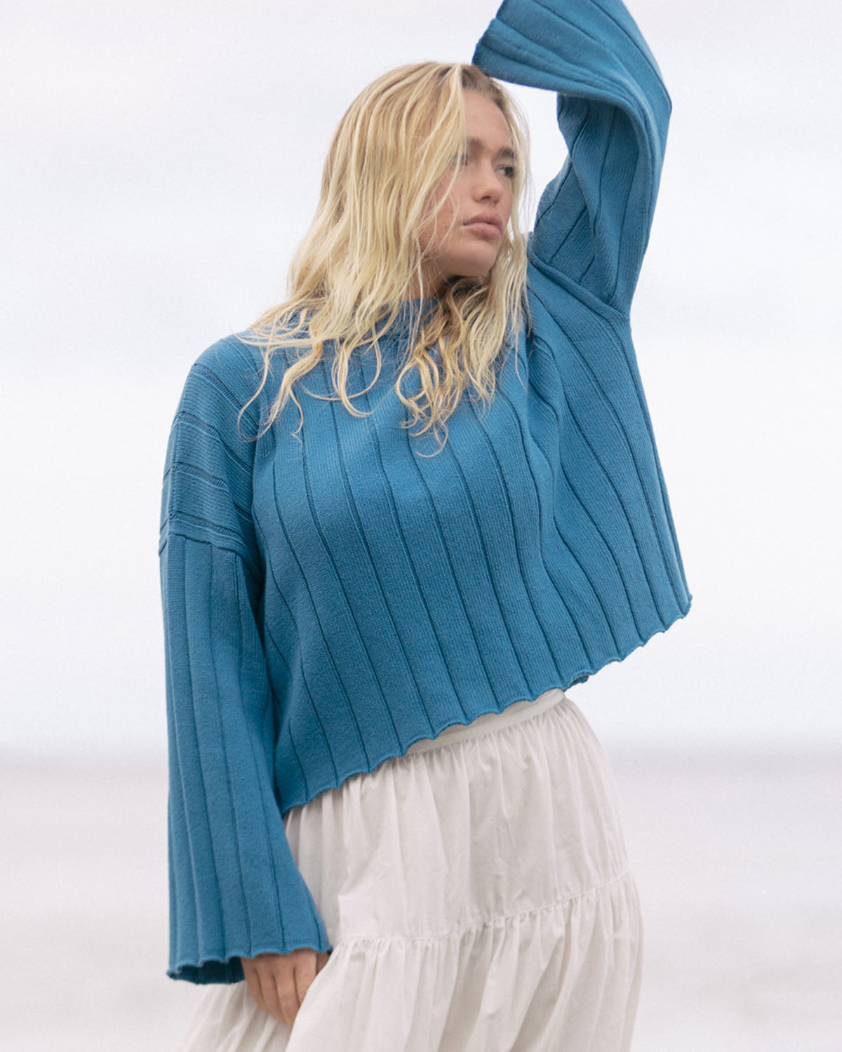 Muse Sweater | Blue Lagoon