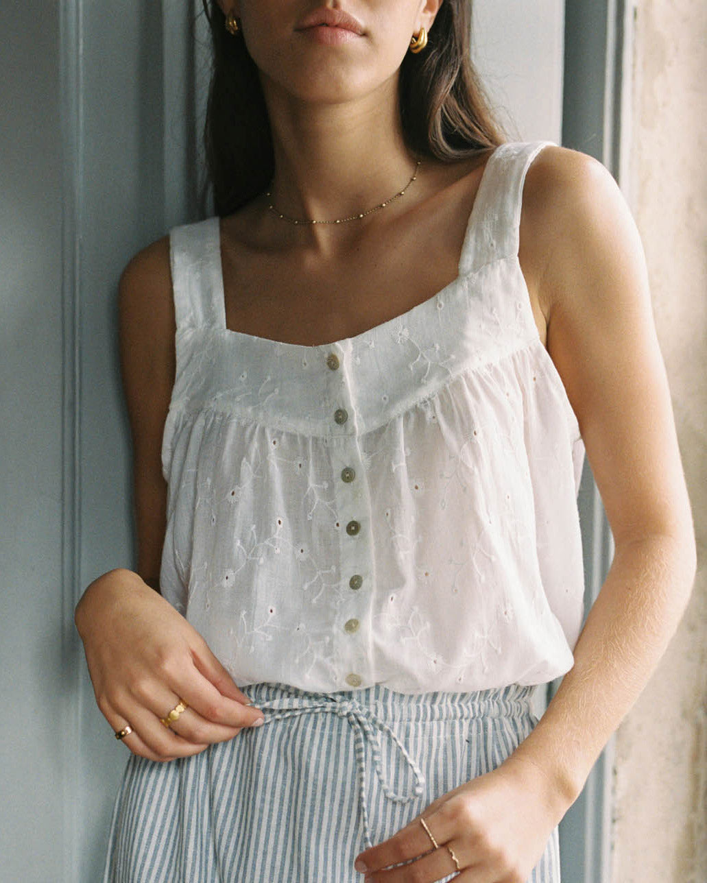 Last Chance | Nightie Tank | Snowflower | 2X/3X