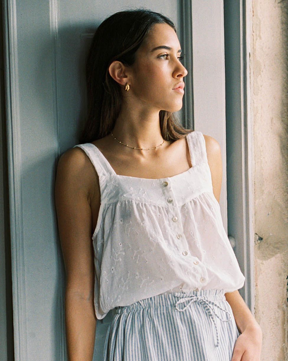 Last Chance | Nightie Tank | Snowflower | 2X/3X