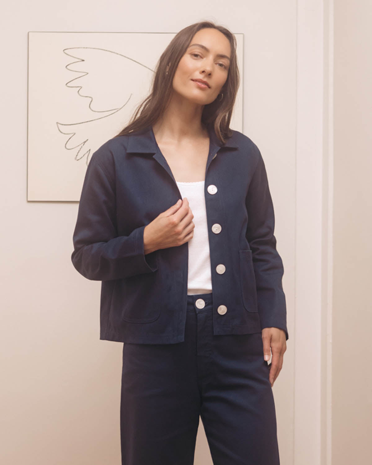 Pierrot Jacket | Navy