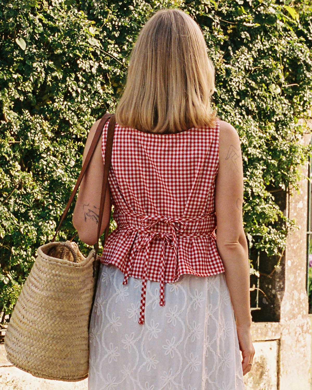 Rêverie Blouse | Red Gingham