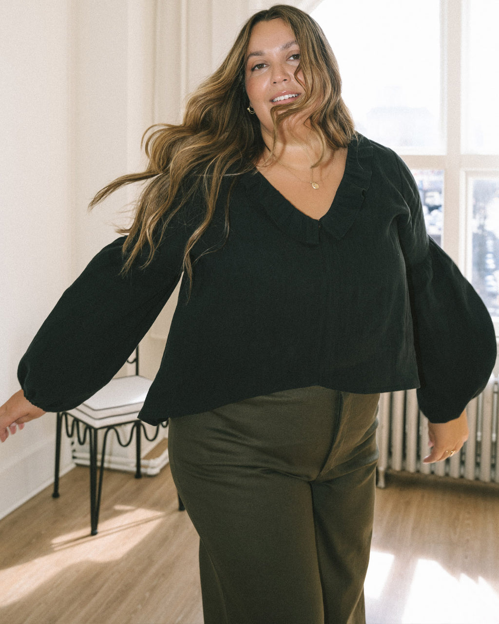 Romance Blouse | Black