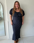 Photo Sample | Romee Bias Dress | Nocturne Plaid | L
