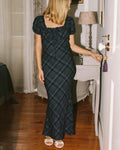 Romee Bias Dress | Nocturne Plaid