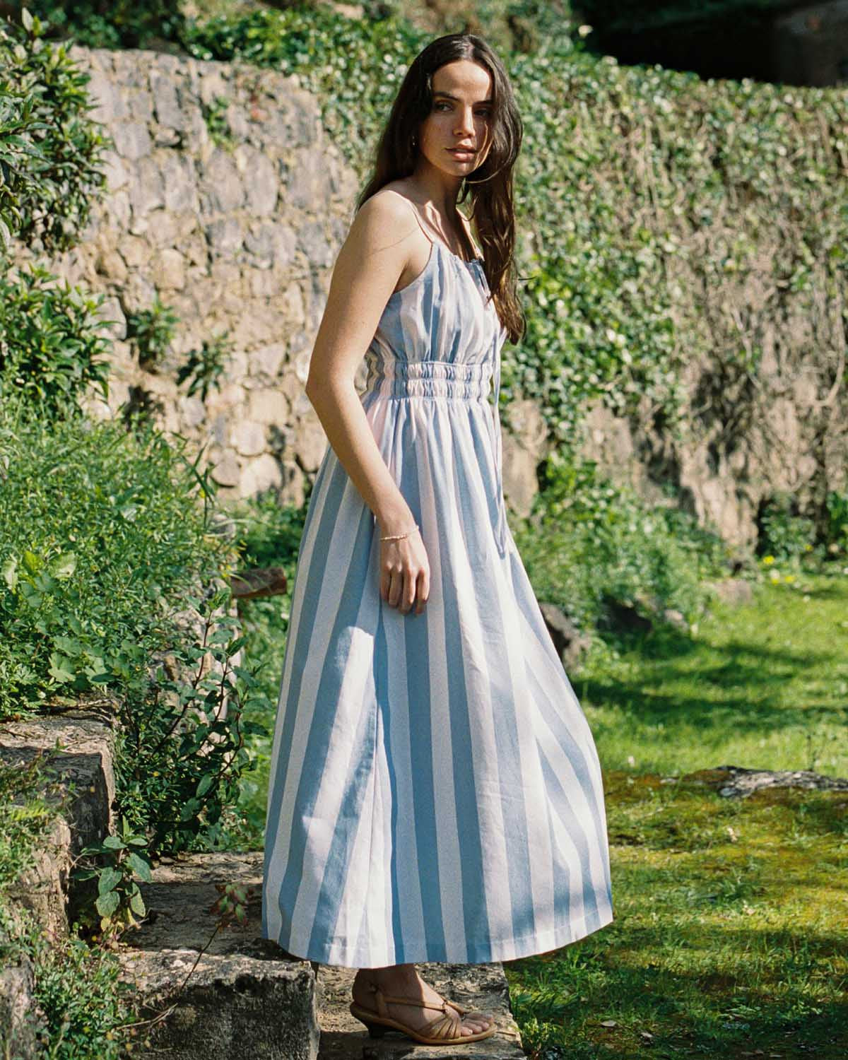 Sicily Dress | Coastal Stripes