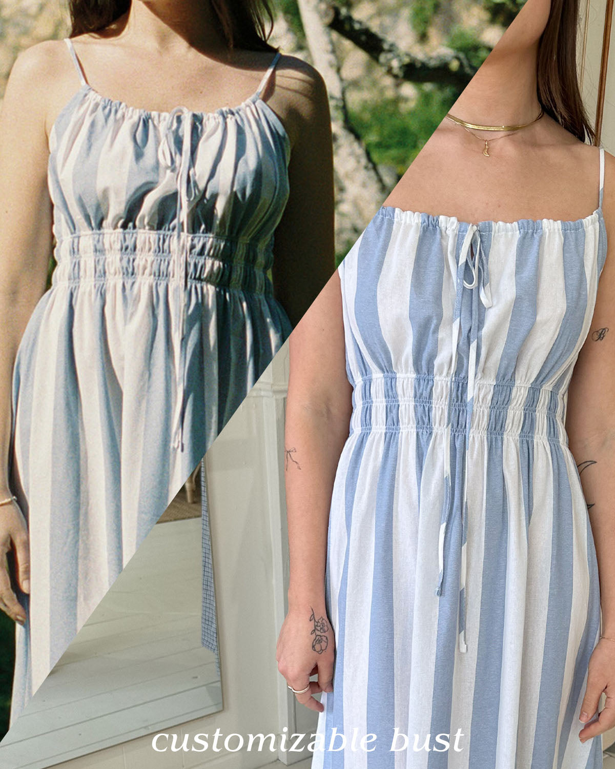 Sicily Dress | Coastal Stripes