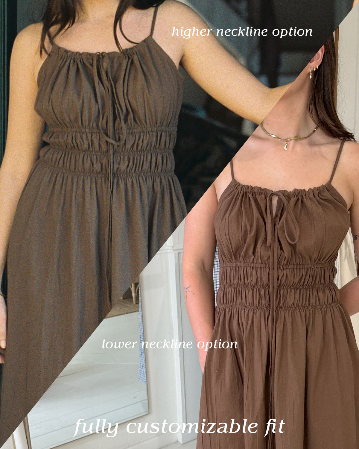 Sicily Dress | Mocha