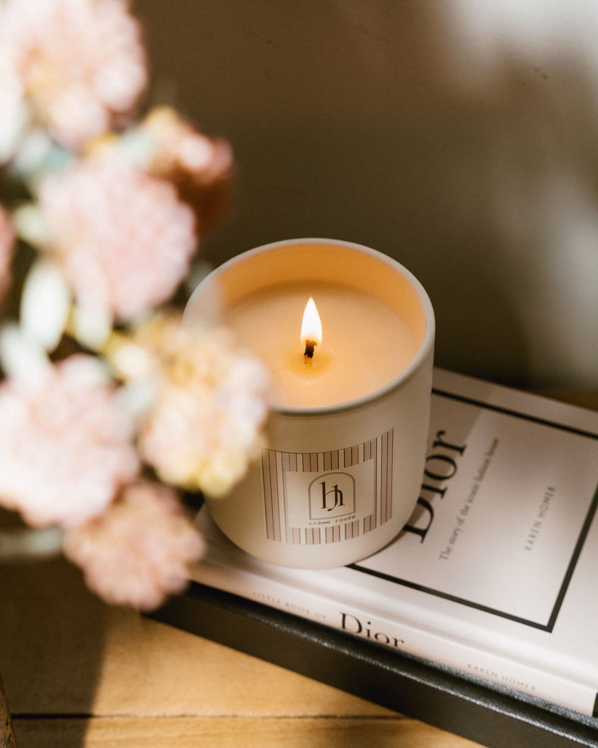 Crème Rosée 10oz Soy Candle