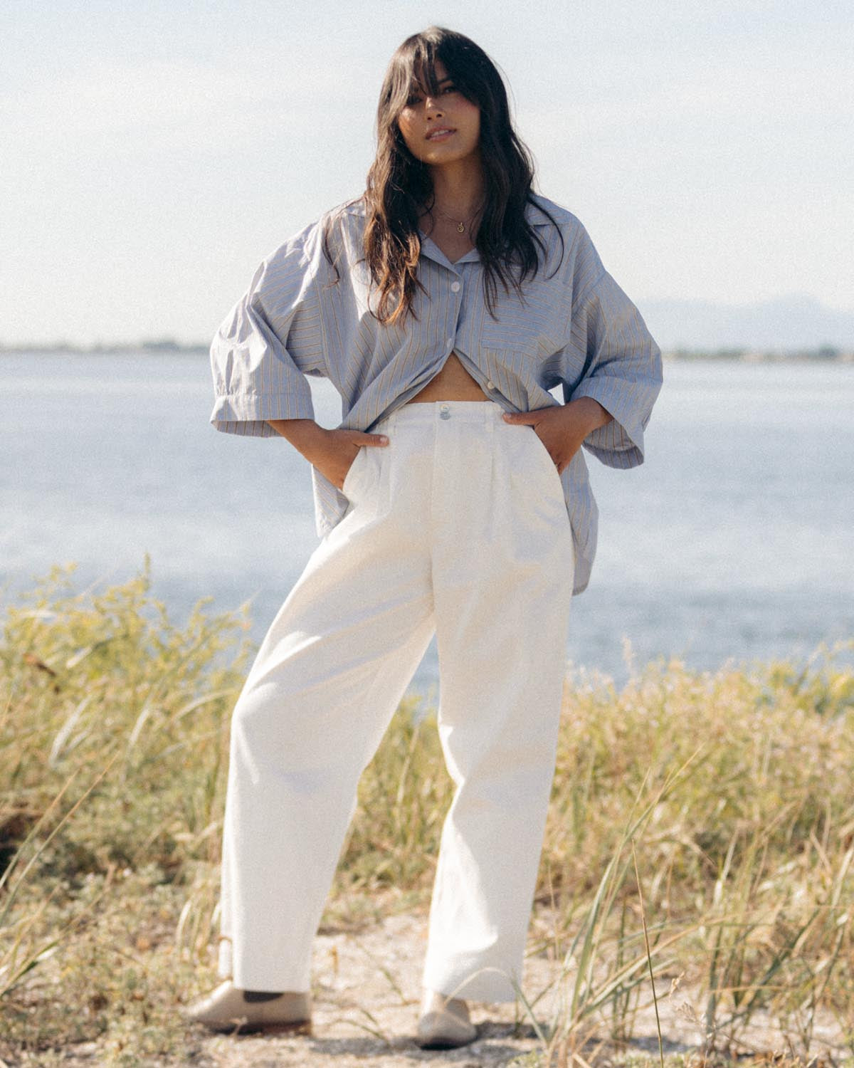 Thorne Trousers | White