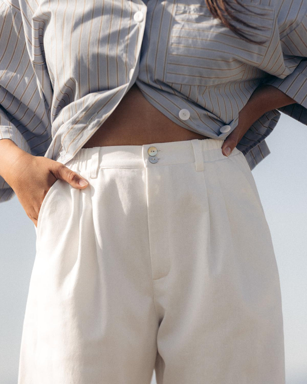 Thorne Trousers | White
