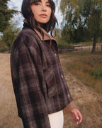 Bastien Coat | Truffle Plaid