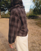 Bastien Coat | Truffle Plaid
