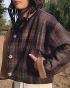 Bastien Coat | Truffle Plaid