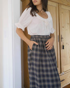 Brodie Skirt | Ink & Oat Plaid