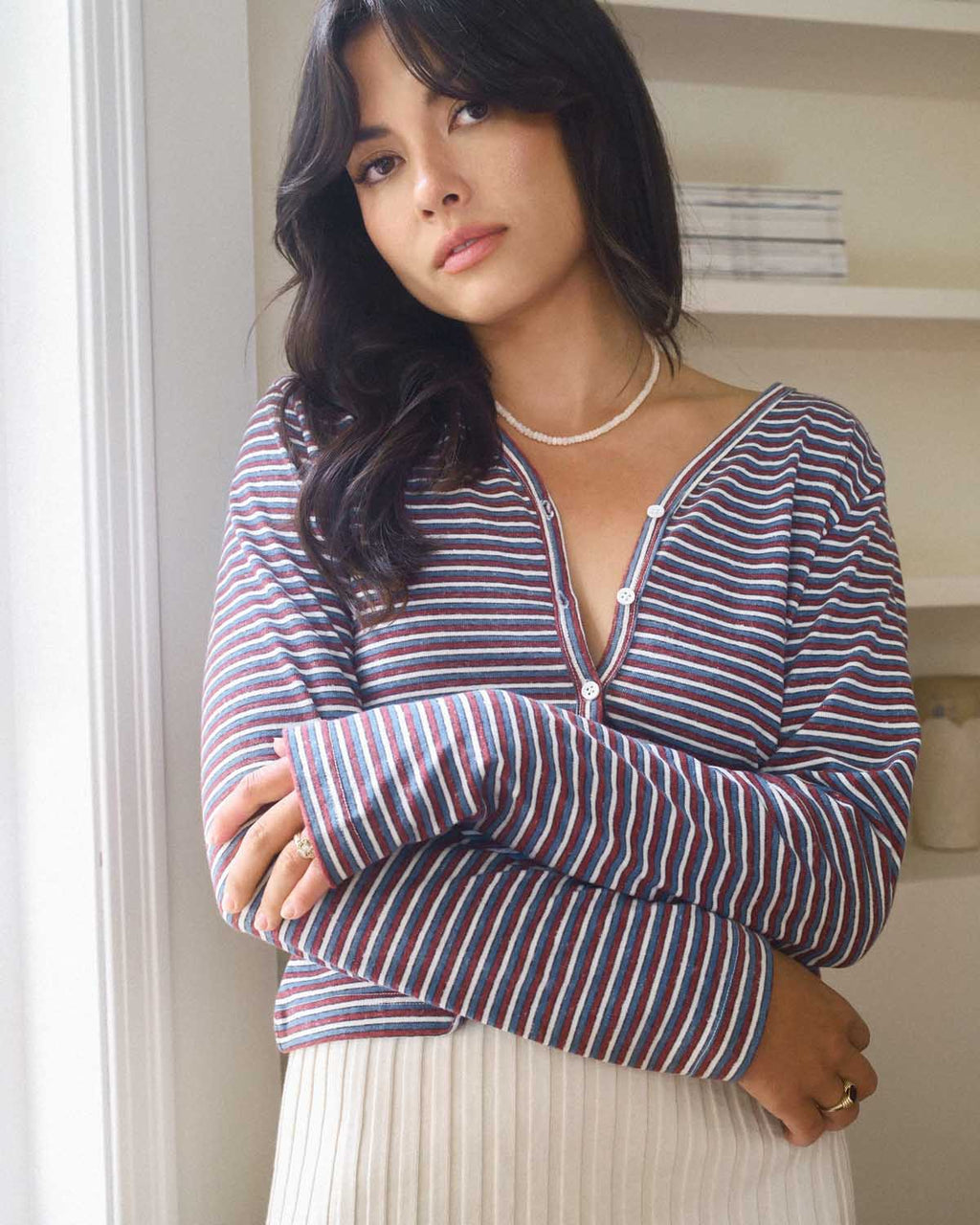 Casita Cardigan | Heritage Stripe