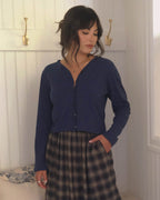 Casita Cardigan | Storm Blue