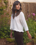 Claire Blouse | Ivory