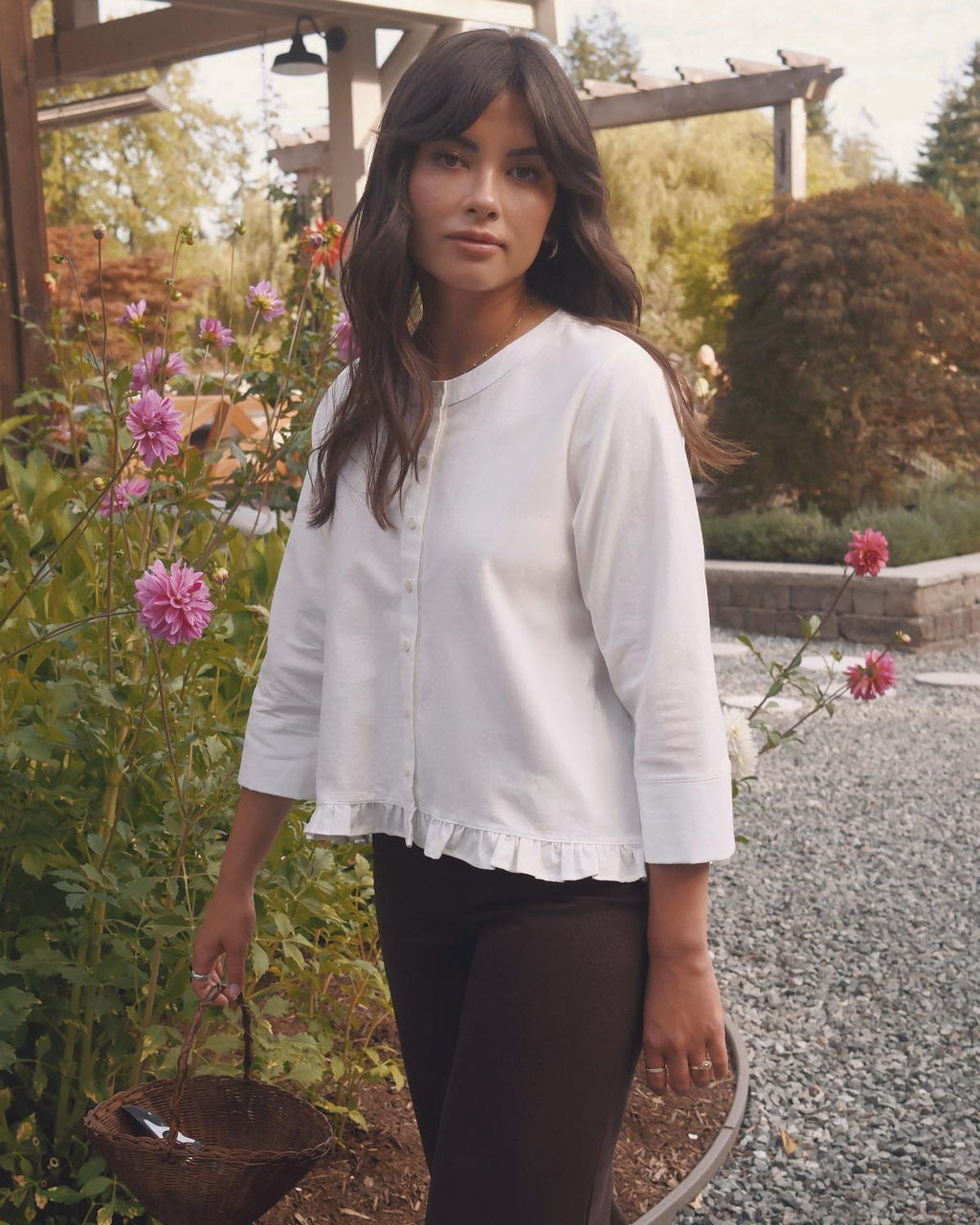 Claire Blouse | Ivory