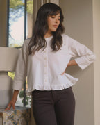 Claire Blouse | Ivory