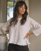 Claire Blouse | Ivory