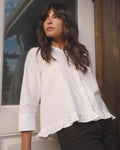 Claire Blouse | Ivory