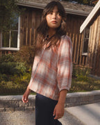 Cleo Blouse | Cider Plaid