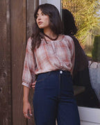Cleo Blouse | Cider Plaid