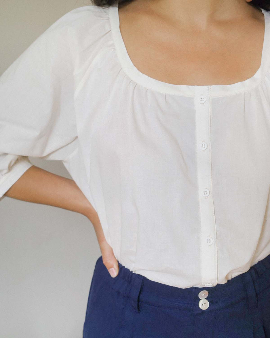 Cleo Blouse | Whipped Butter