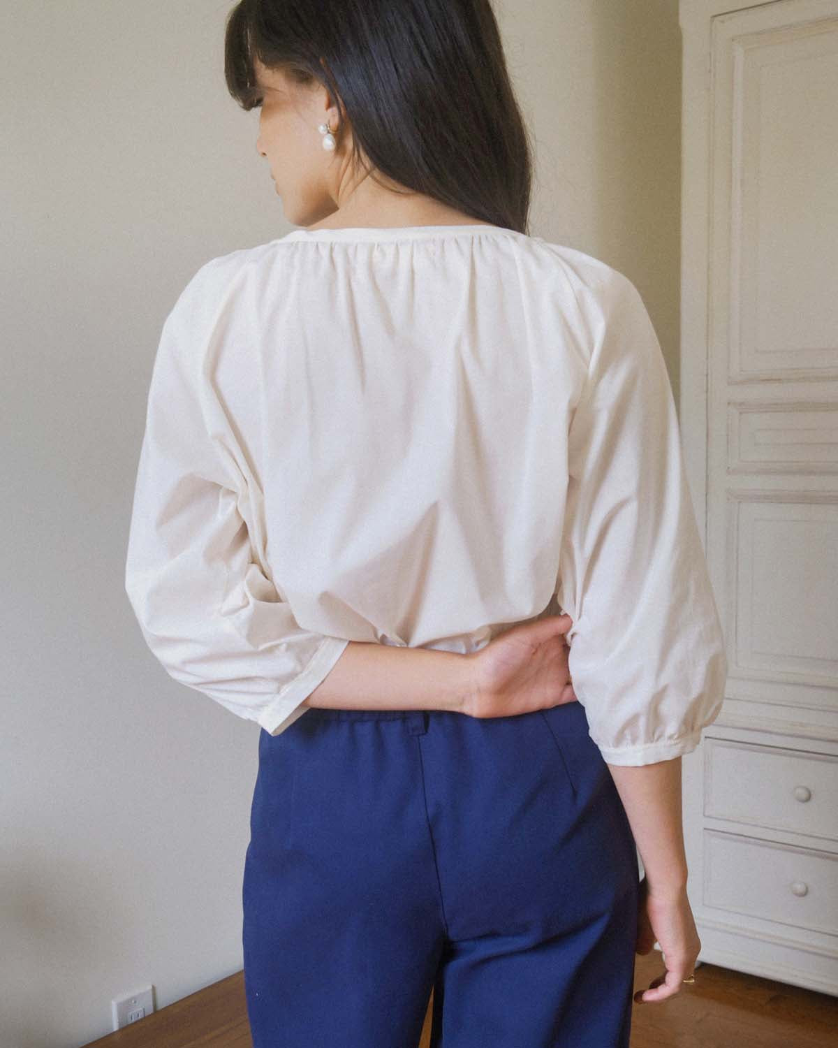 Cleo Blouse | Whipped Butter