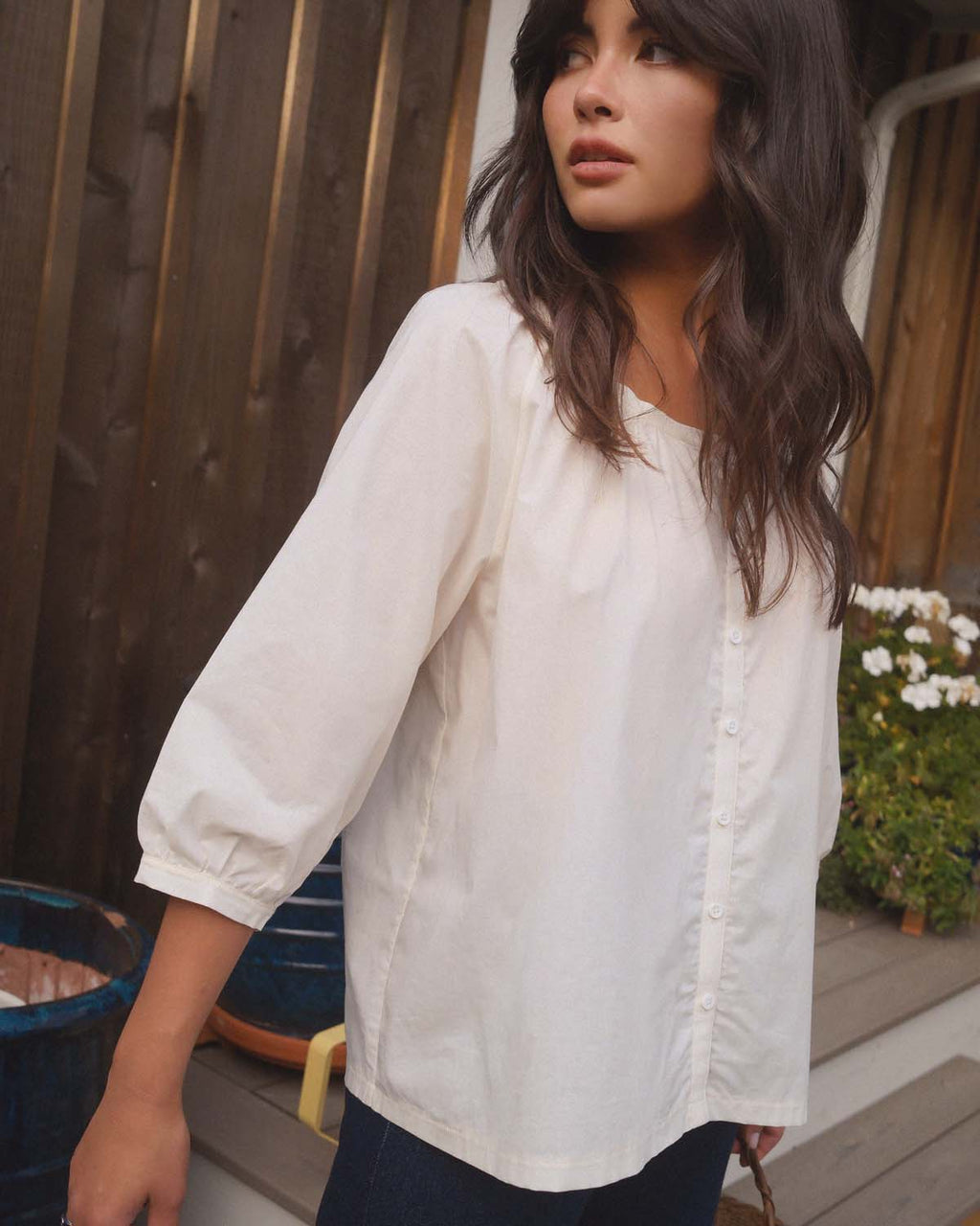 Cleo Blouse | Whipped Butter