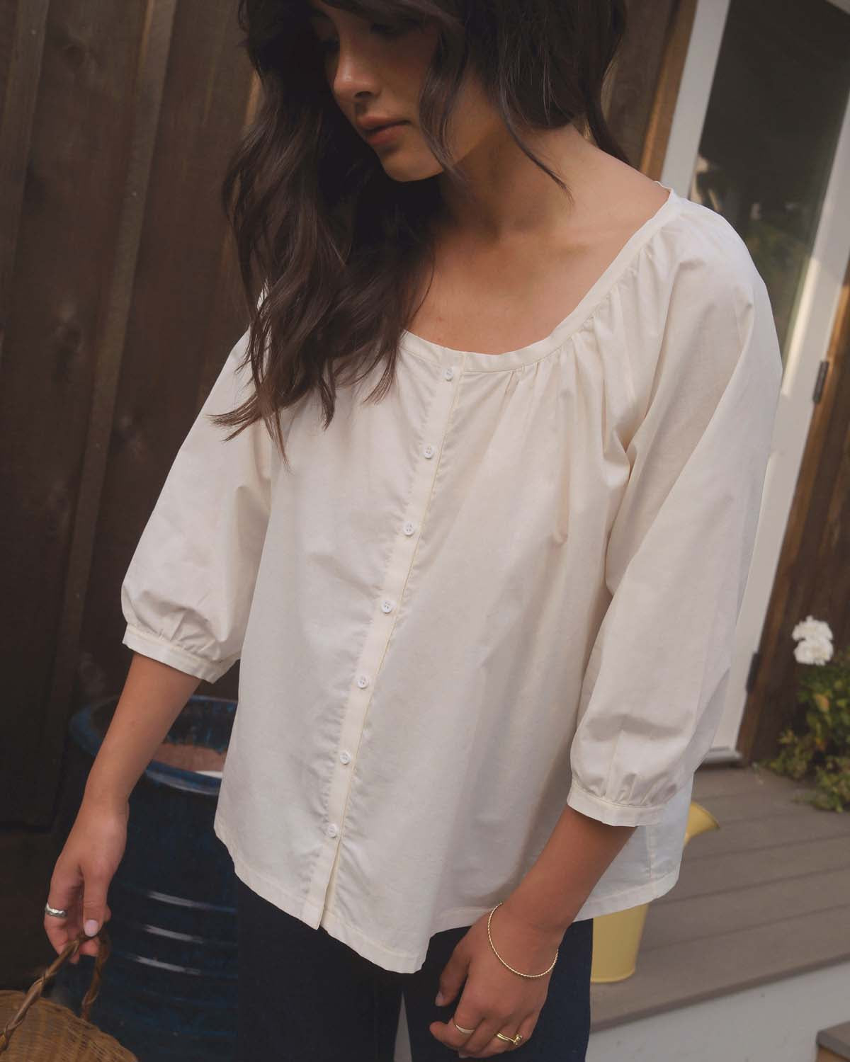 Cleo Blouse | Whipped Butter