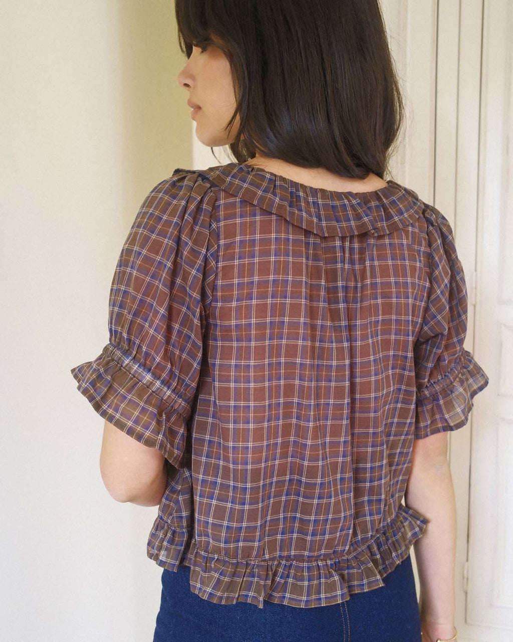 Doll Blouse | Highland Plaid
