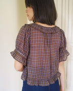 Doll Blouse | Highland Plaid