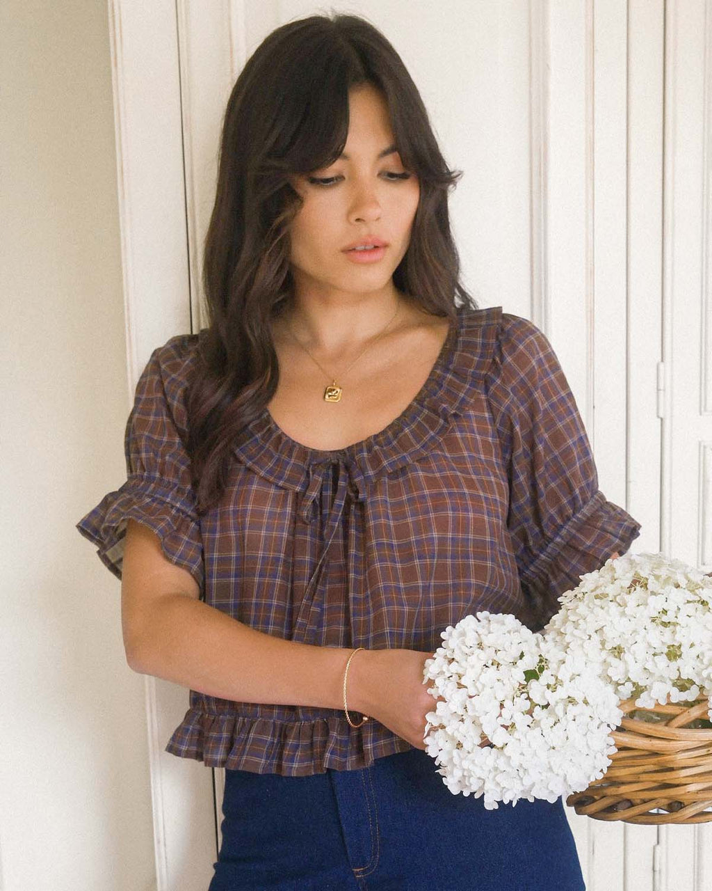 Doll Blouse | Highland Plaid