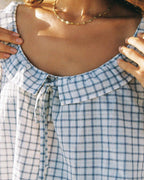 Doll Blouse | Porcelain Plaid