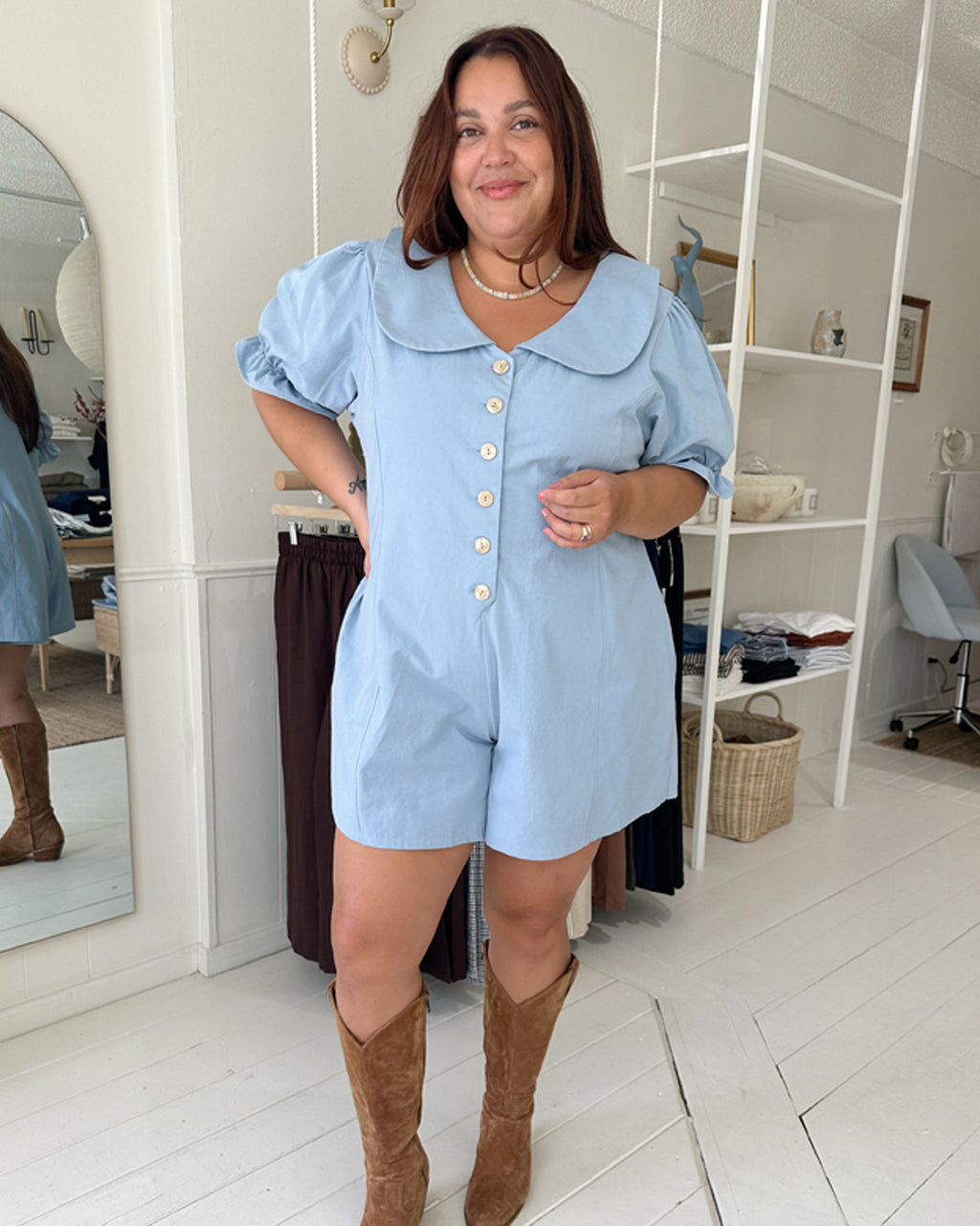 Last Chance | Dorothy Romper | Baby Blue | XL