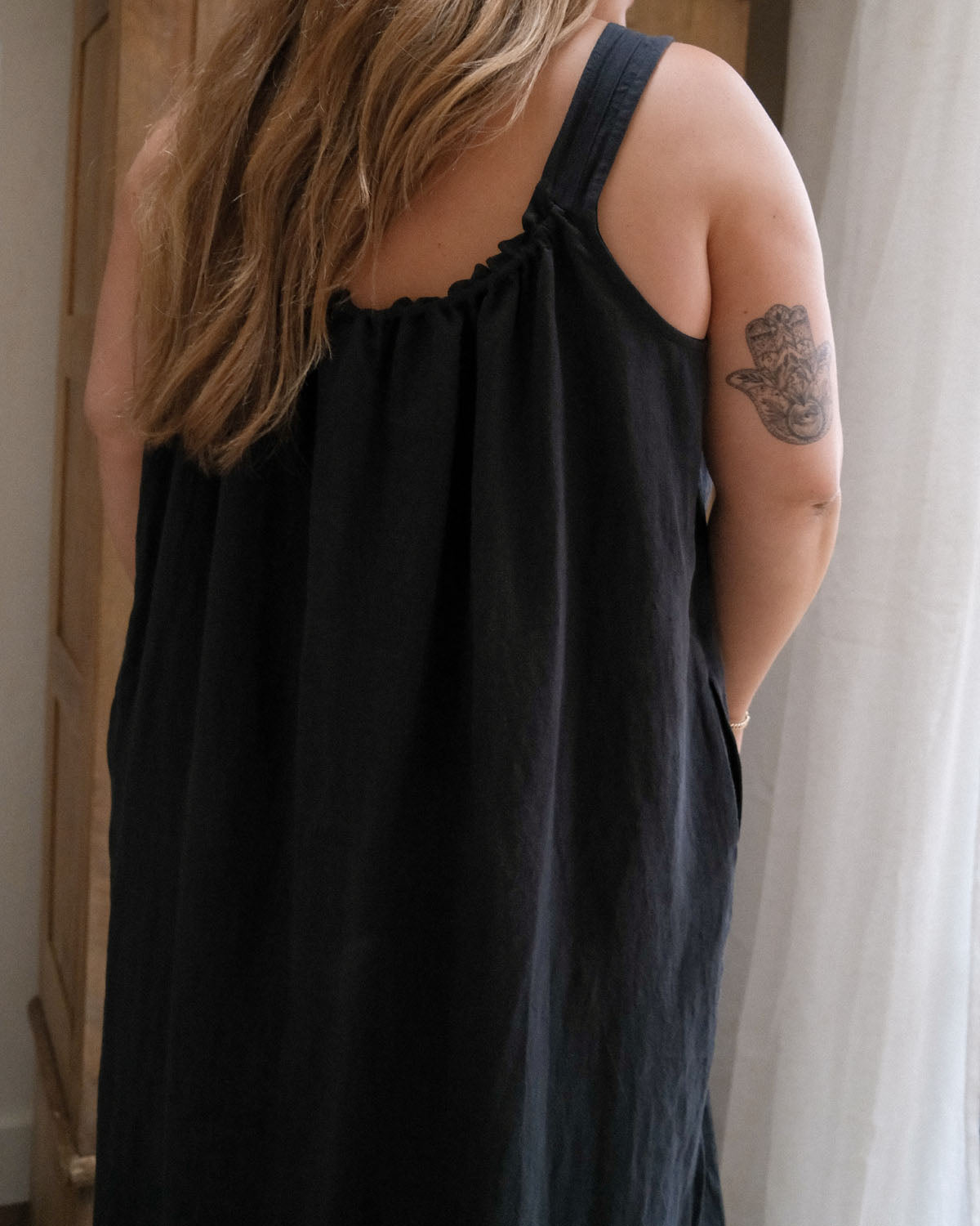 Gigi Dress | Long | Noir