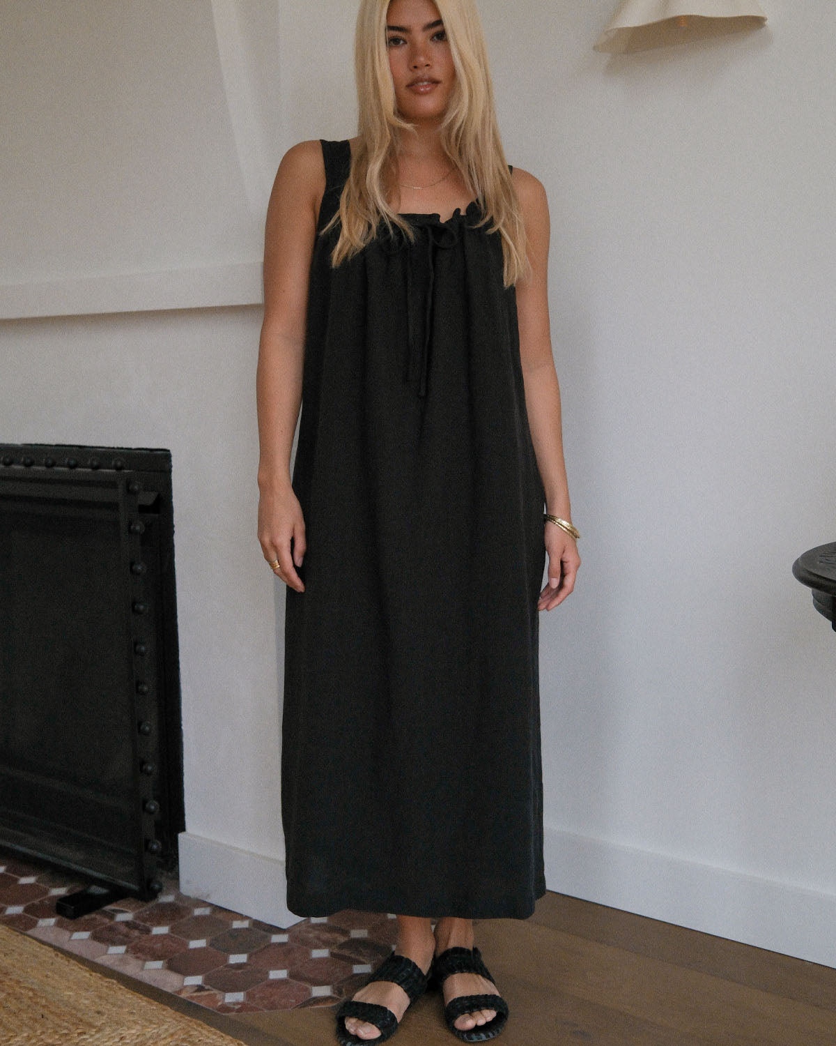 Gigi Dress | Long | Noir