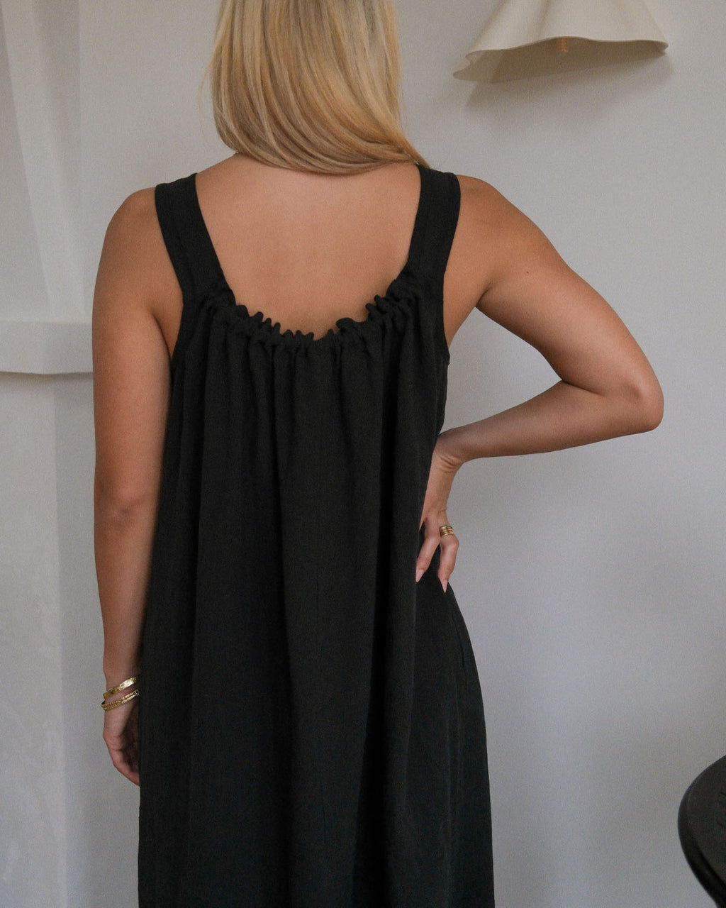Gigi Dress | Long | Noir