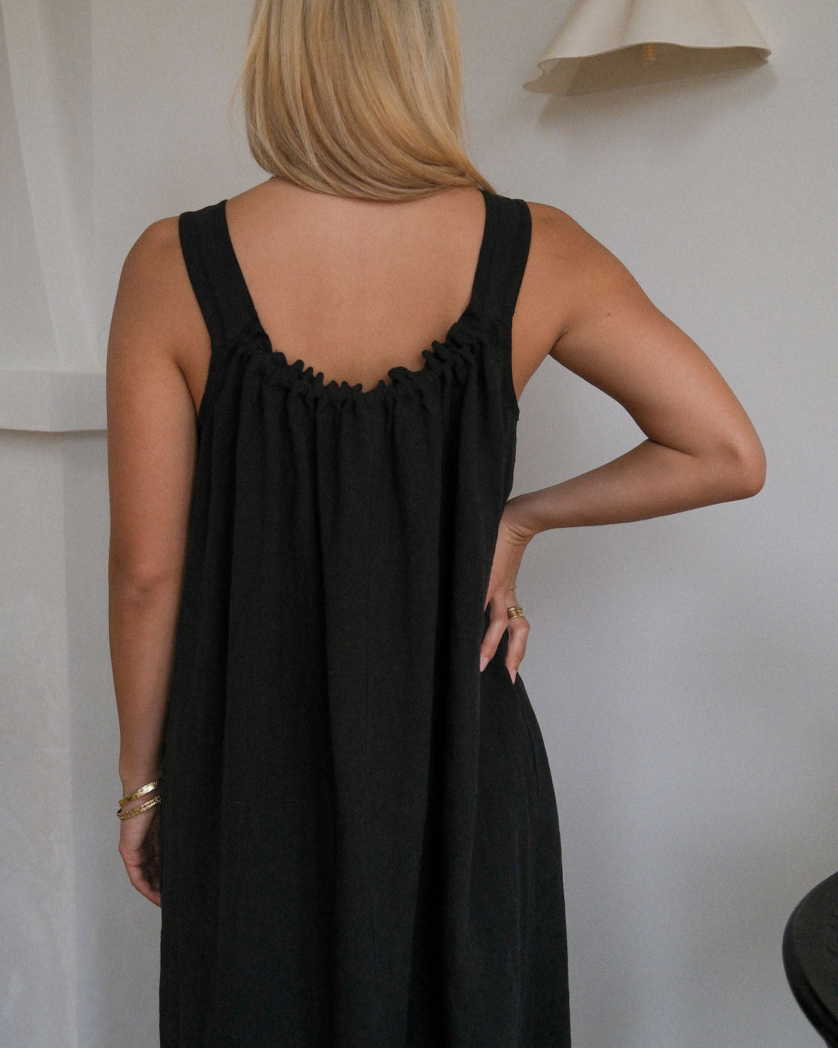 Gigi Dress | Long | Noir